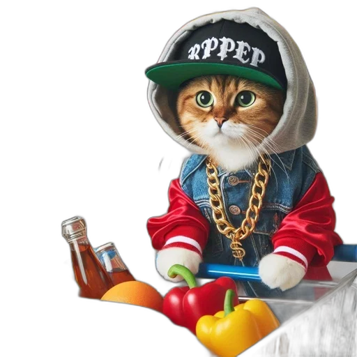 jacket, hat, food, animal transparent PNG cut-out