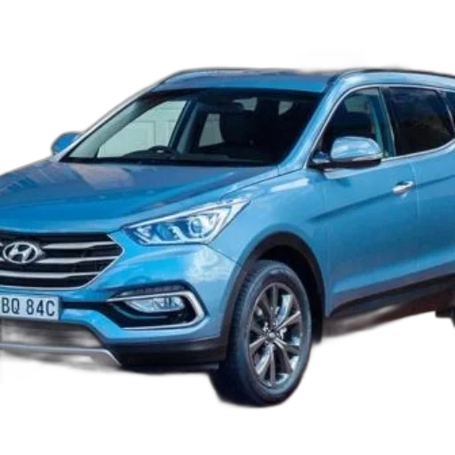 car, blue, hyundai, suv transparent PNG cut-out