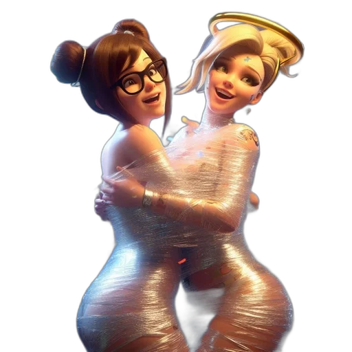 3d render, concept art, cartoon, comic book art transparent PNG cut-out