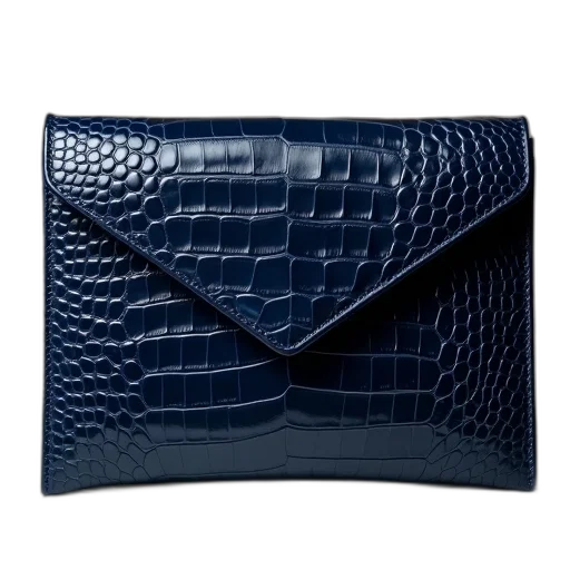 crocodile, clutch, dark, blue transparent PNG cut-out