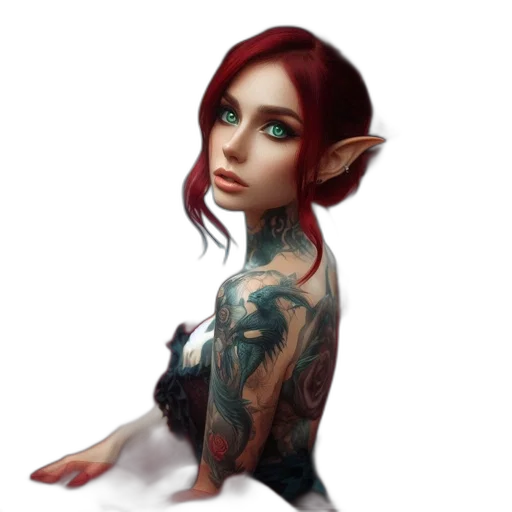fantasy art, concept art, photorealistic, pixel art transparent PNG cut-out
