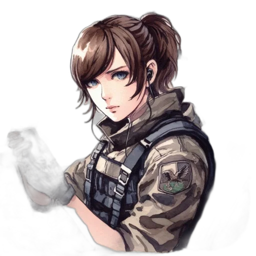 staff, weapon, jacket, face transparent PNG cut-out