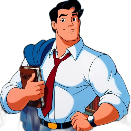 staff, jacket, face, cartoon transparent PNG cut-out