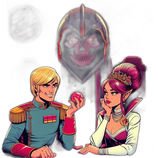 mask, crown, face, weapon transparent PNG cut-out