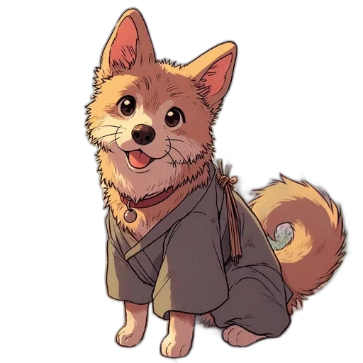 staff, jacket, animal, watercolor transparent PNG cut-out