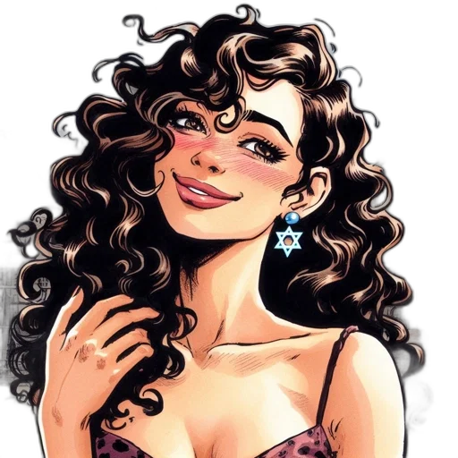 jewelry, comic book art, cartoon, fantasy art transparent PNG cut-out