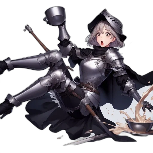 weapon, sword, staff, crown transparent PNG cut-out