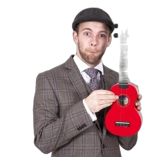staff, hat, jacket, robot transparent PNG cut-out