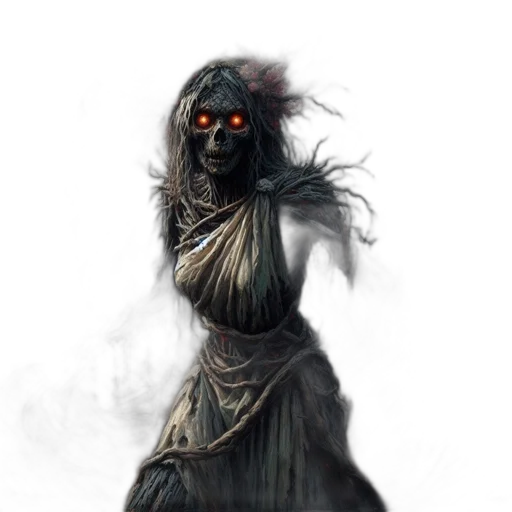 dress, mask, creature, face transparent PNG cut-out