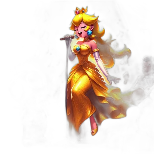 crown, staff, dress, concept art transparent PNG cut-out