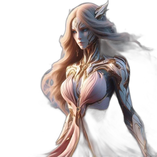 dress, fantasy art, concept art, watercolor transparent PNG cut-out