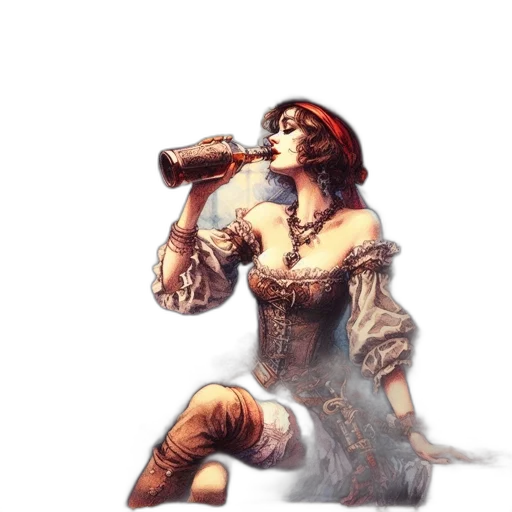 bottle, weapon, fantasy art, concept art transparent PNG cut-out