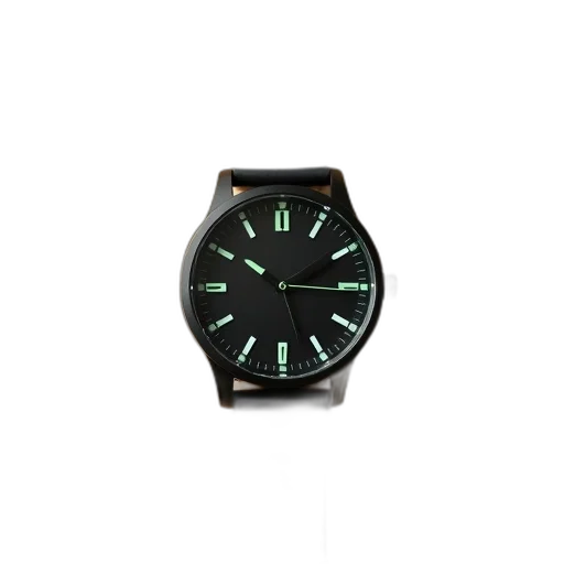green, black, white, wristwatch transparent PNG cut-out