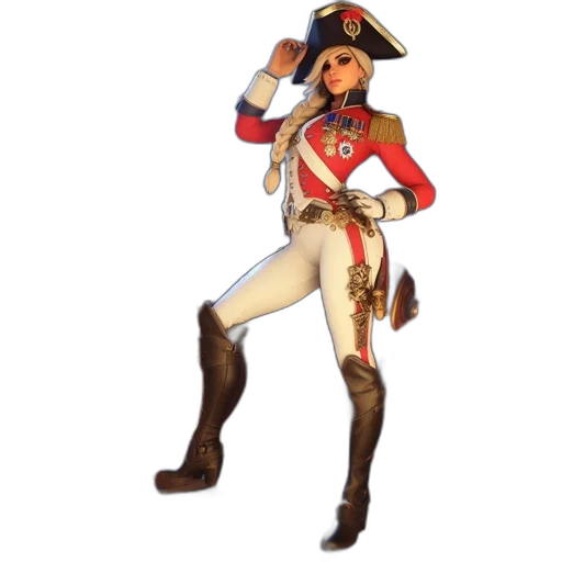 staff, jacket, weapon, 3d render transparent PNG cut-out