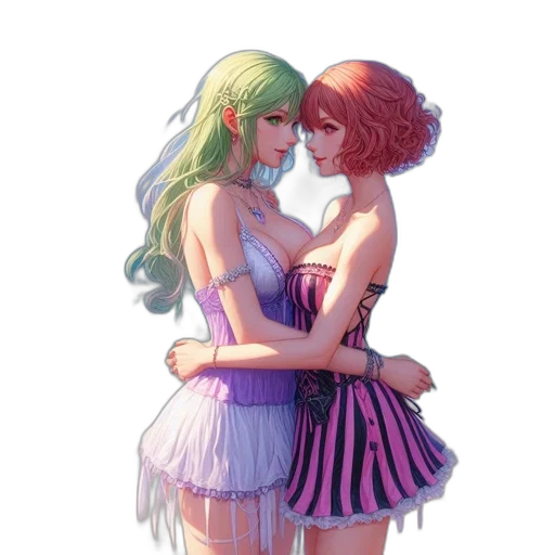 dress, watercolor, concept art, pixel art transparent PNG cut-out
