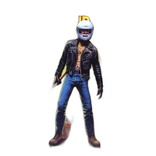 jacket, robot, concept art, 3d render transparent PNG cut-out
