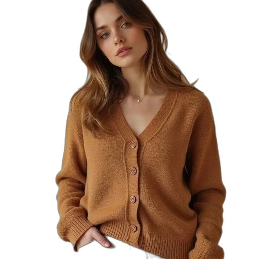 jacket, dress, earth tones, golden transparent PNG cut-out