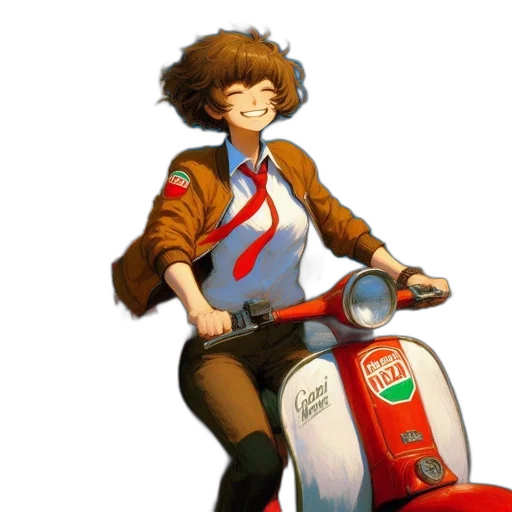jacket, robot, concept art, anime transparent PNG cut-out