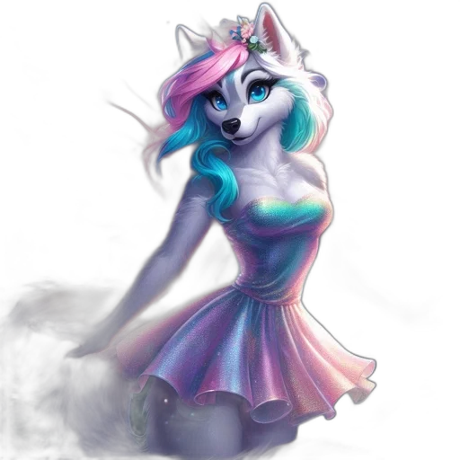 dress, staff, fantasy art, concept art transparent PNG cut-out
