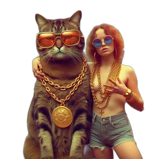 jewelry, 3d render, concept art, vaporwave transparent PNG cut-out