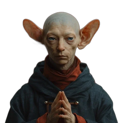 staff, mask, face, creature transparent PNG cut-out