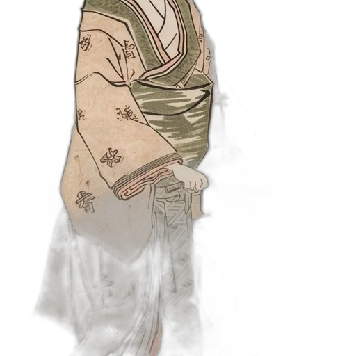 dress, staff, creature, jacket transparent PNG cut-out