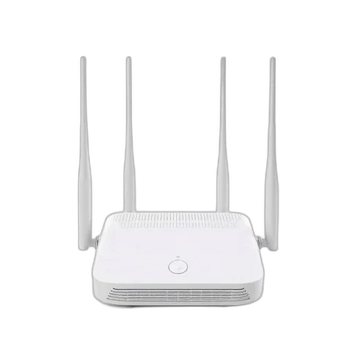 sleek, modern, white, router transparent PNG cut-out