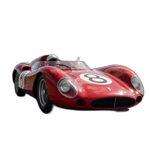 car, animal, 3d render, photorealistic transparent PNG cut-out