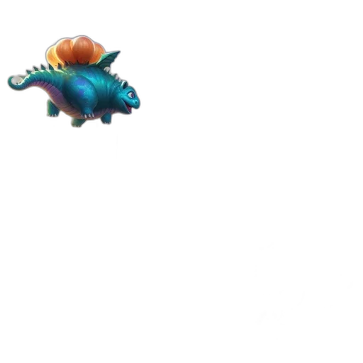 creature, dragon, animal, staff transparent PNG cut-out