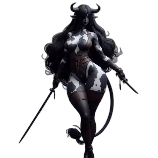 concept art, fantasy art, comic book art, 3d render transparent PNG cut-out