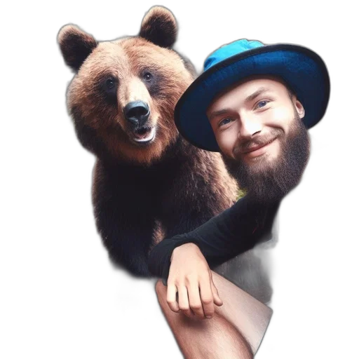 hat, animal, creature, face transparent PNG cut-out