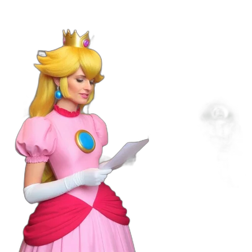 dress, crown, staff, concept art transparent PNG cut-out