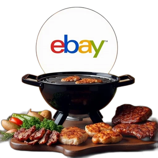 food, black, grill, centered transparent PNG cut-out