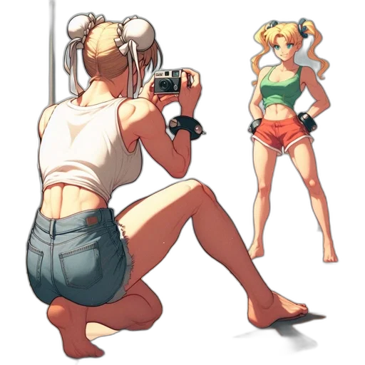 weapon, robot, staff, dress transparent PNG cut-out