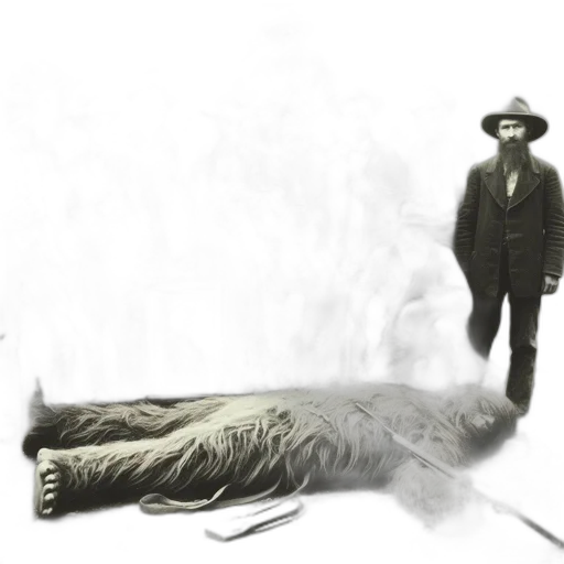 animal, hat, creature, staff transparent PNG cut-out