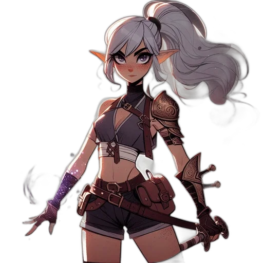 staff, weapon, sword, fantasy art transparent PNG cut-out