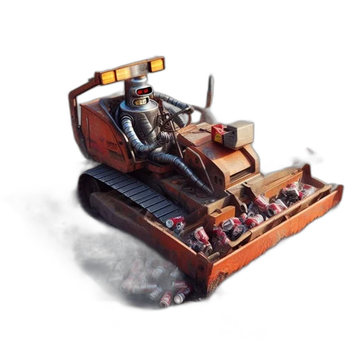 car, robot, furniture, weapon transparent PNG cut-out