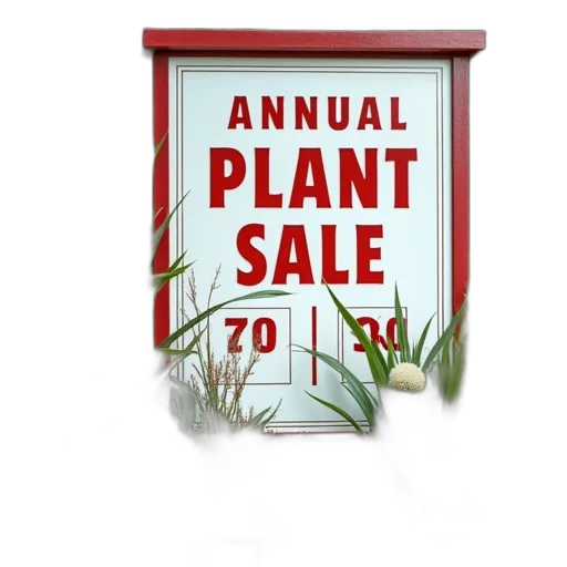 large, sign, annual, plant transparent PNG cut-out