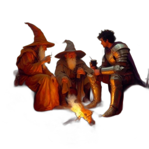 dragon, staff, concept art, fantasy art transparent PNG cut-out