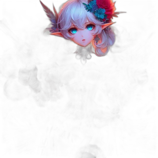 dragon, creature, mask, staff transparent PNG cut-out