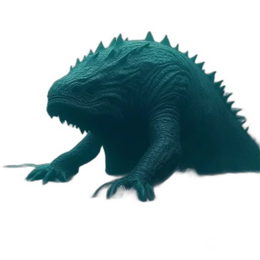 dragon, creature, animal, staff transparent PNG cut-out