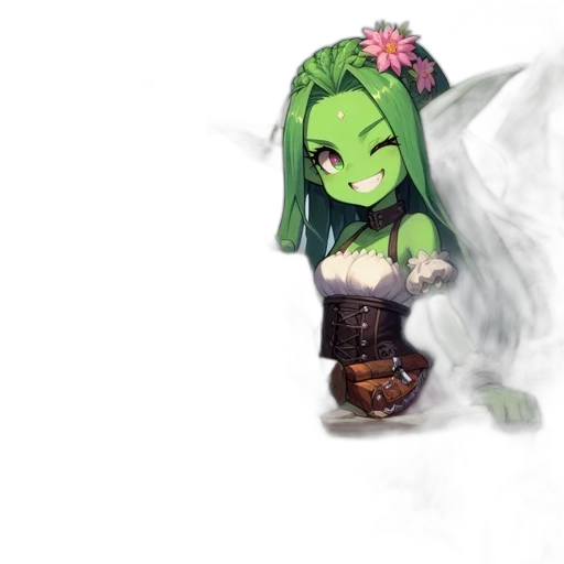 mask, staff, dragon, creature transparent PNG cut-out