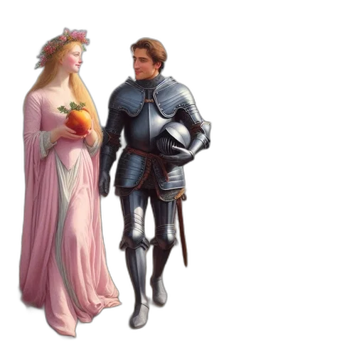 sword, crown, dress, concept art transparent PNG cut-out