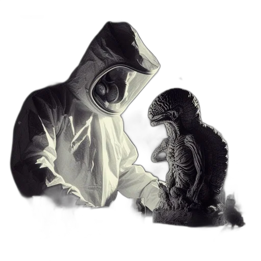 creature, mask, animal, jacket transparent PNG cut-out