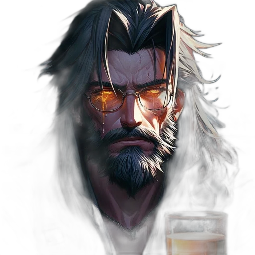 face, concept art, fantasy art, cyberpunk transparent PNG cut-out