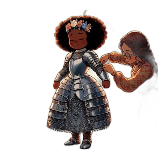 dress, jewelry, concept art, comic book art transparent PNG cut-out