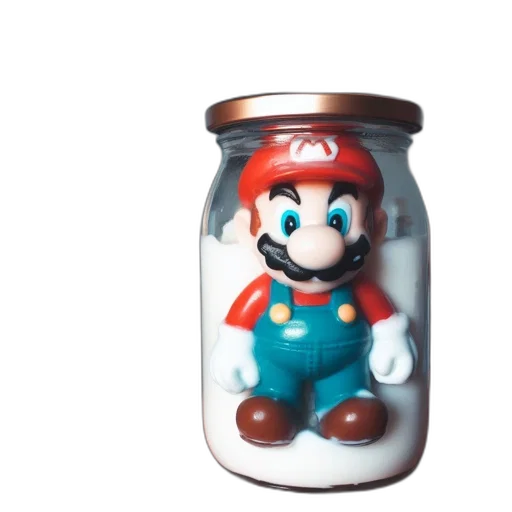 bottle, food, 3d render, concept art transparent PNG cut-out