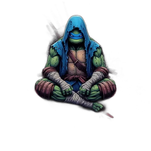 jacket, mask, staff, sword transparent PNG cut-out