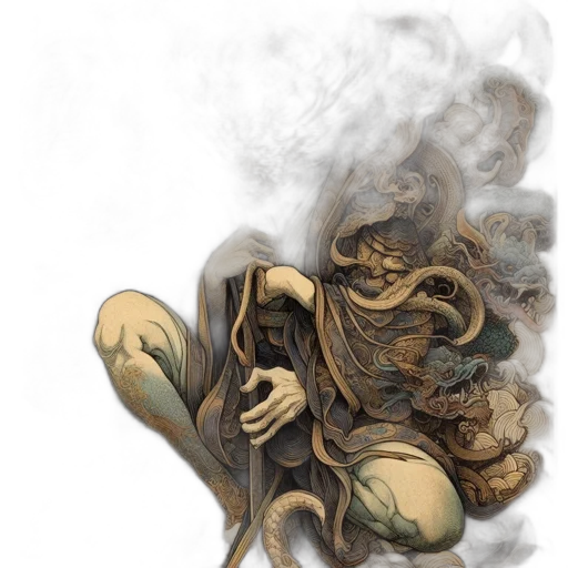 mask, creature, dragon, concept art transparent PNG cut-out