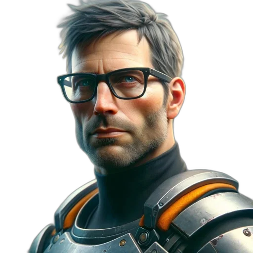 face, jacket, staff, concept art transparent PNG cut-out
